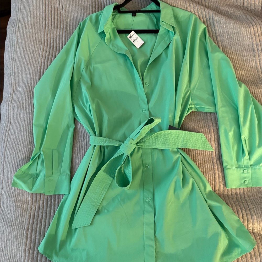 Express Green Mini Dress
